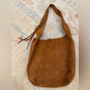 Women’s Parker Clay suede brown bag